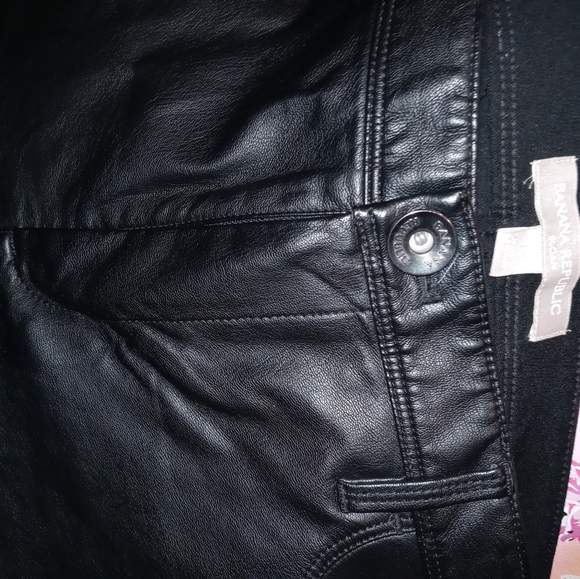 Banana republic faux leather pants - Picture 3 of 3
